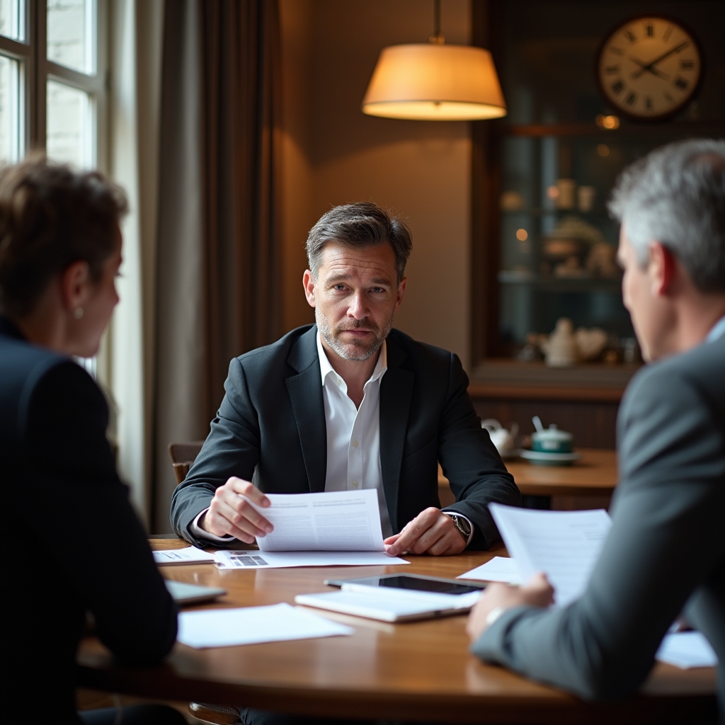 Tim Urban Guide Base na sastanku pri pregledu operativnih podataka