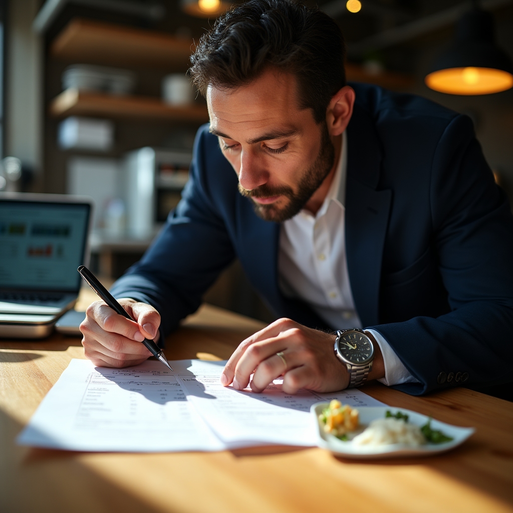 Detailed recipe cost calculation and documentation